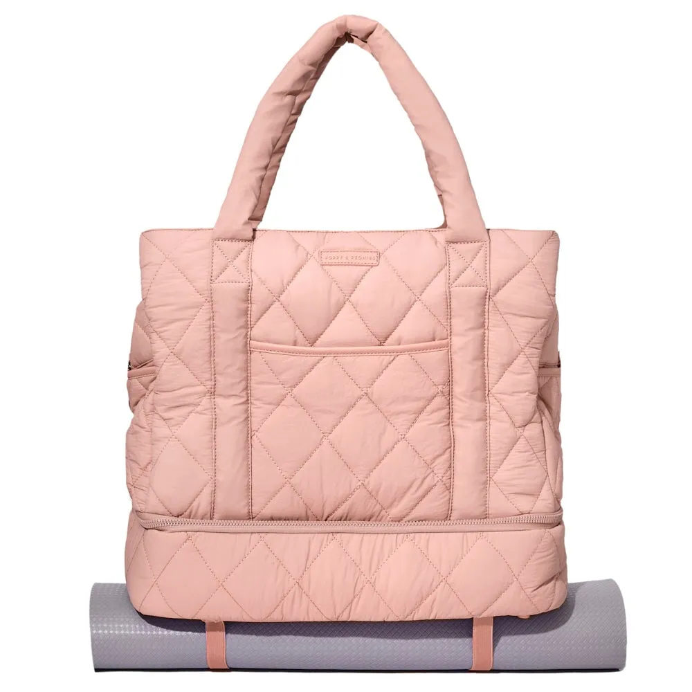VOYAGER quilted blush