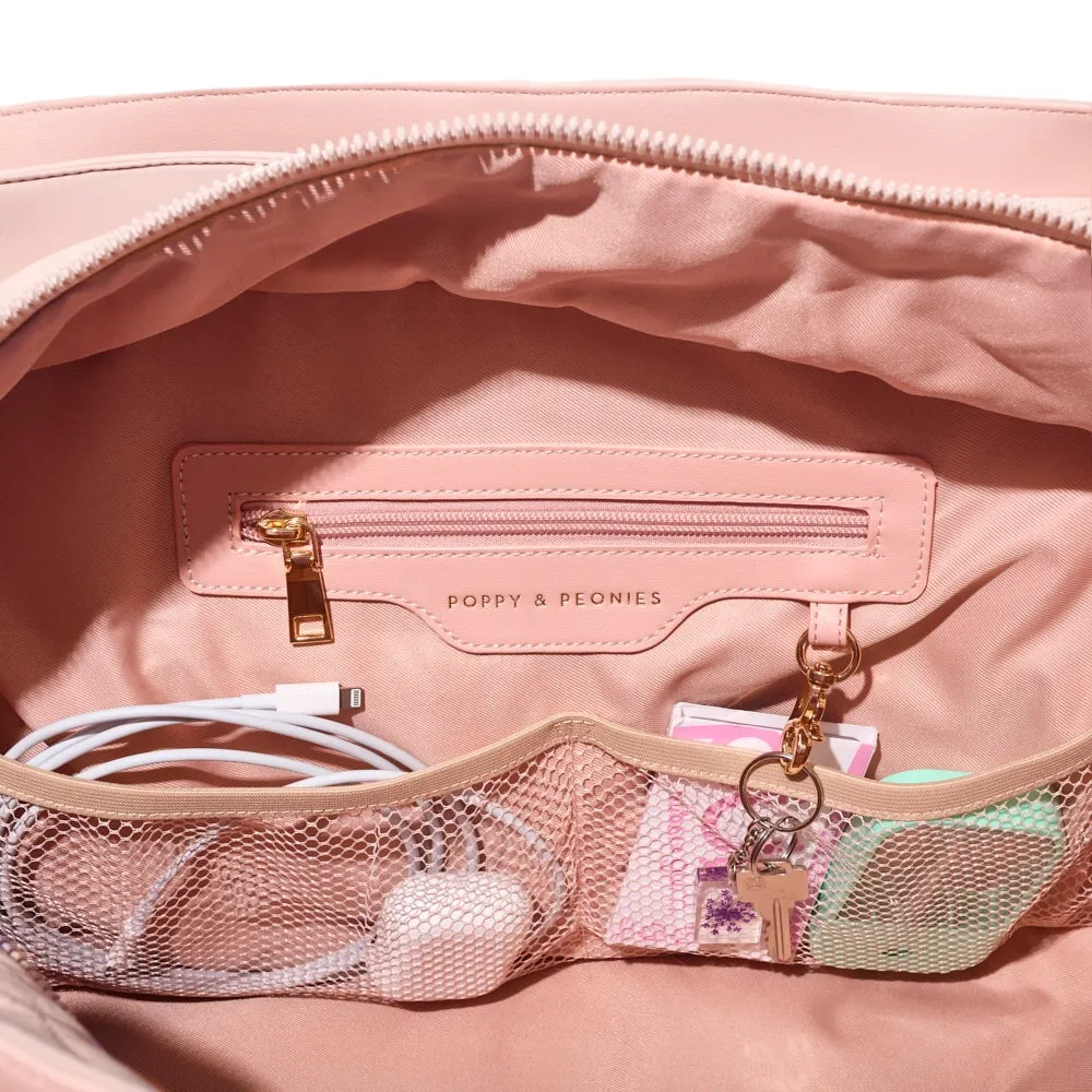 VOYAGER quilted blush