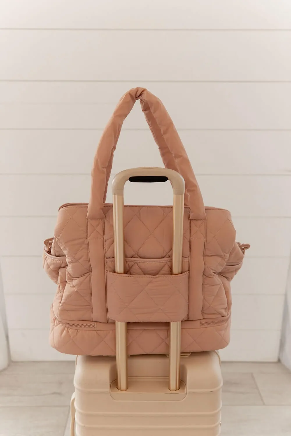 VOYAGER quilted blush
