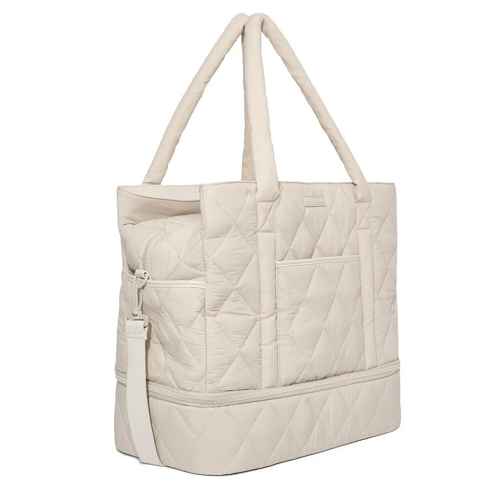 VOYAGER quilted cream