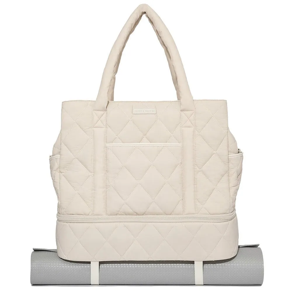 VOYAGER quilted cream
