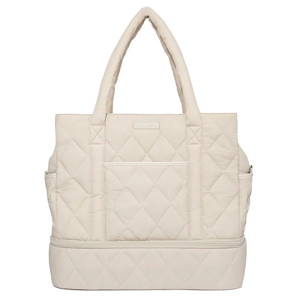 VOYAGER quilted cream