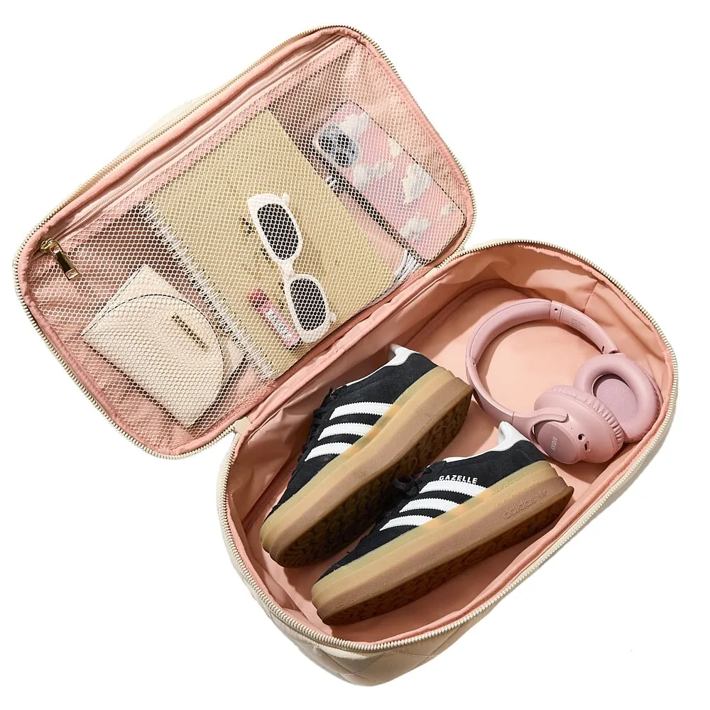 VOYAGER quilted cream