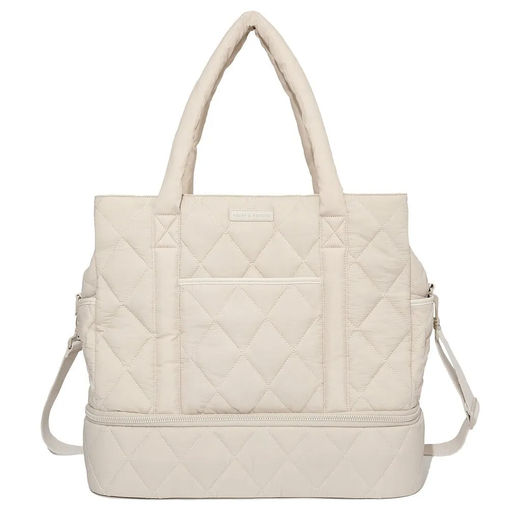 VOYAGER quilted cream