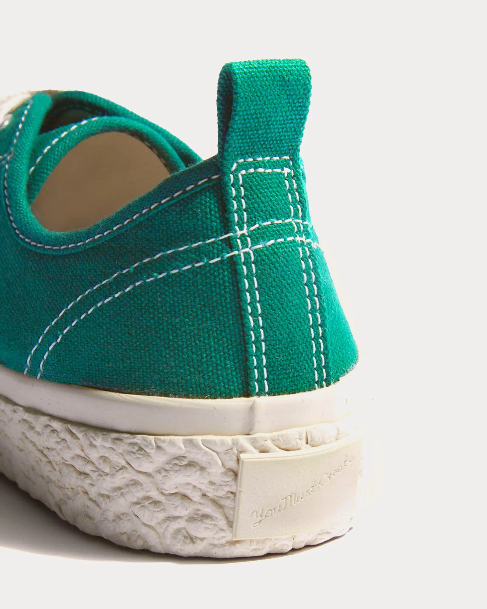 Vulcanised Green Low Top Sneakers