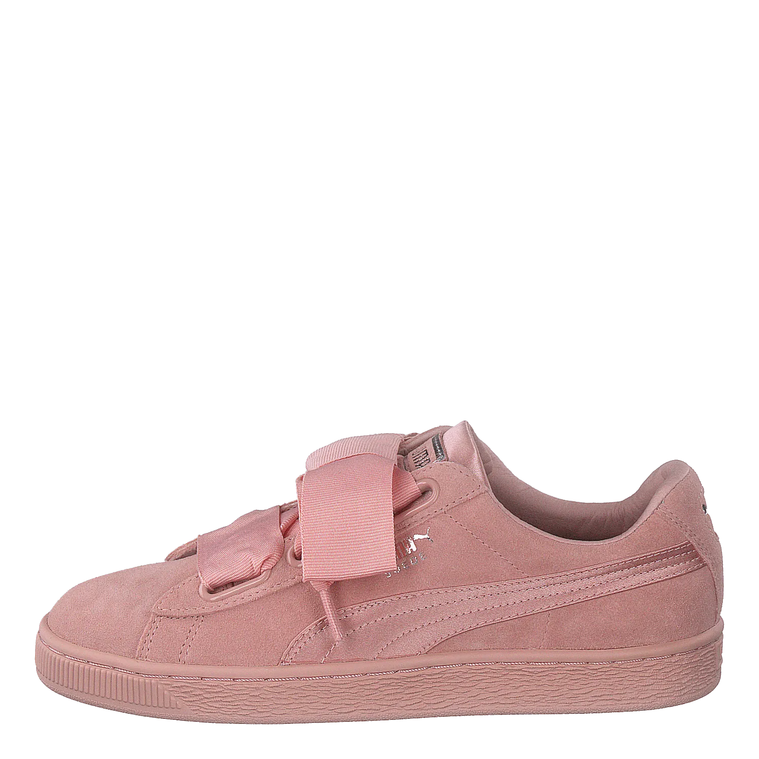 W Suede Heart Ep Pink