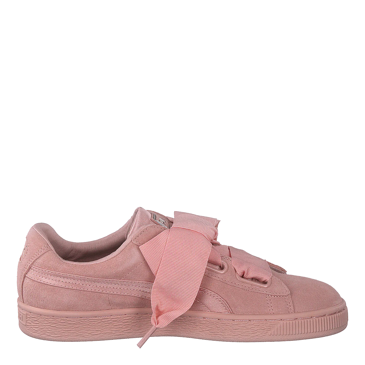 W Suede Heart Ep Pink