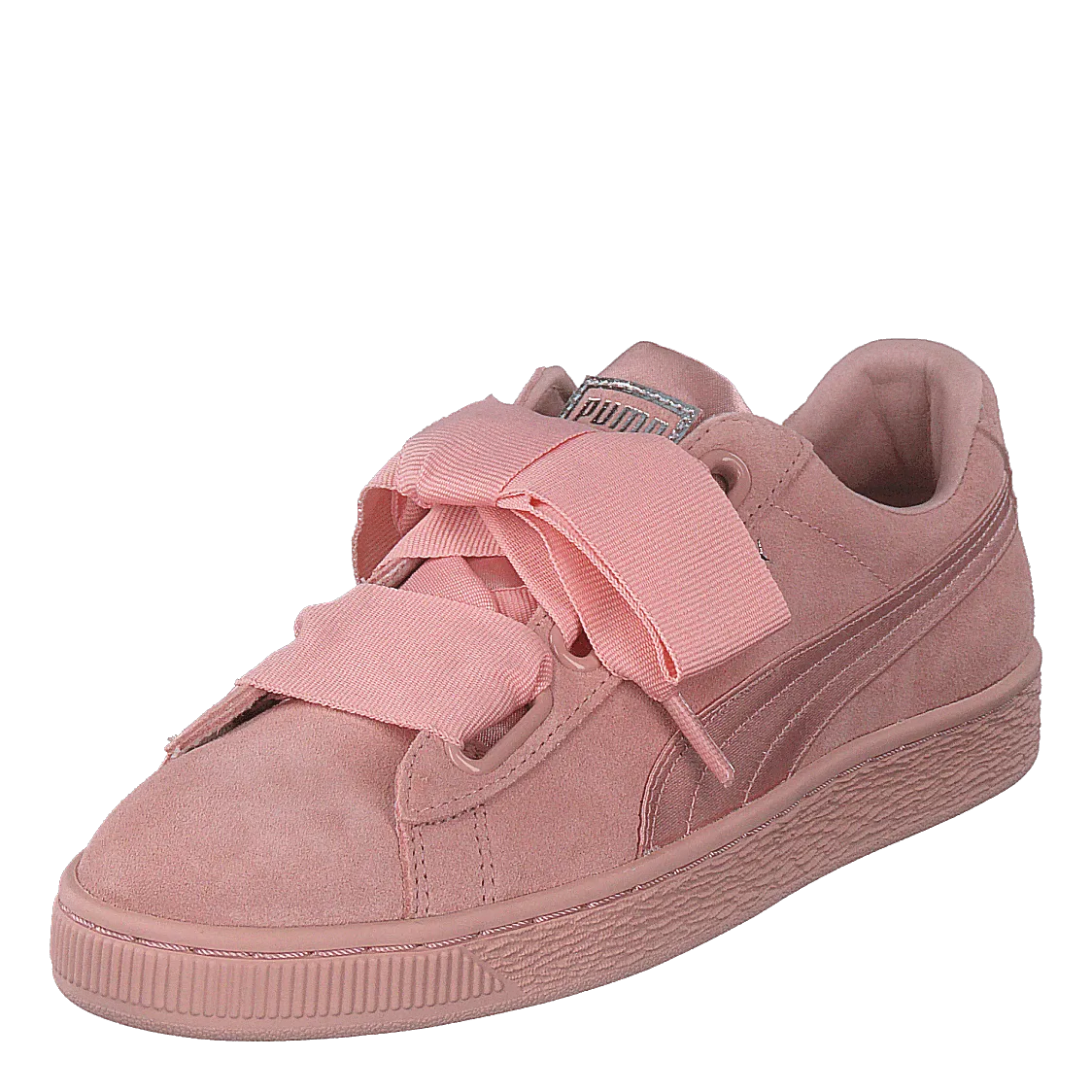 W Suede Heart Ep Pink