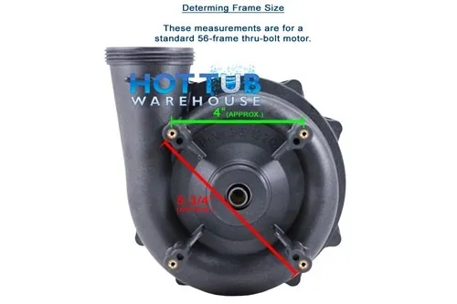 Waterway Executive 5 Horsepower 2 Spd 56 Frame Pump 3722021-1D - 2" Intake