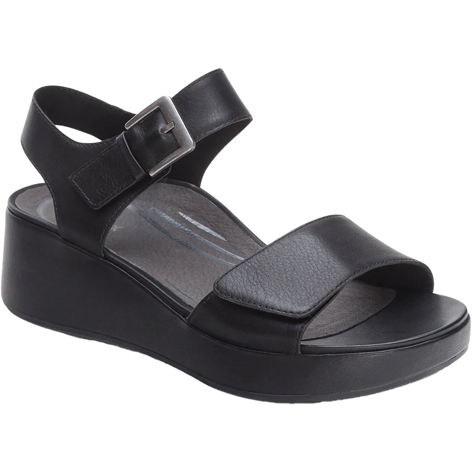 Women's Aetrex Ariel Black Leather
