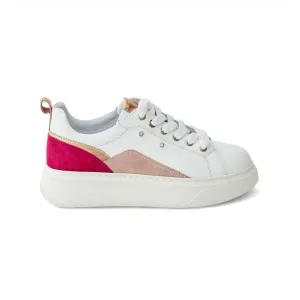 Women's Calf Leather Handmade Sneakers W5016