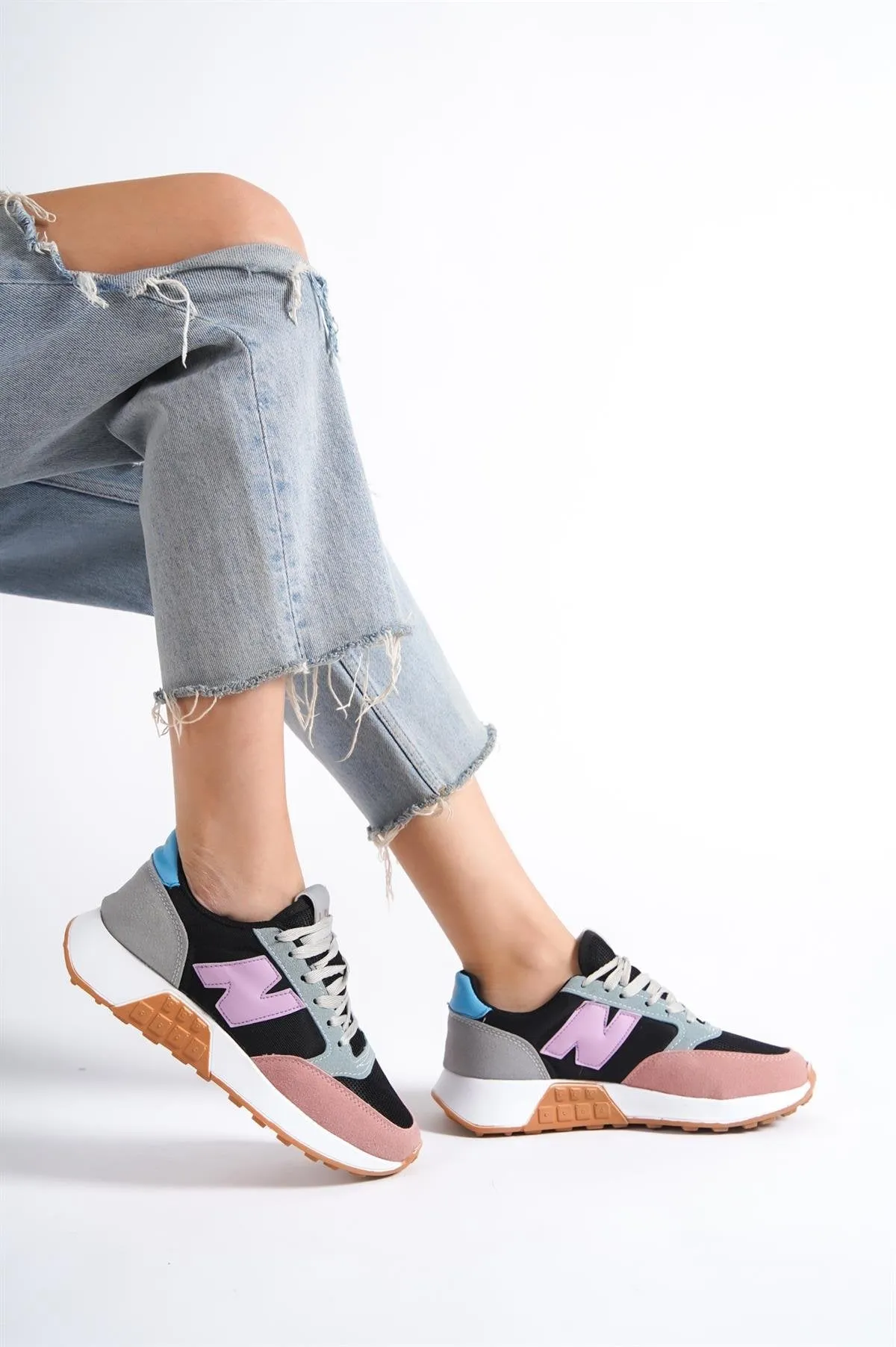Women's N Pink Daily Comfortable Sports Shoes