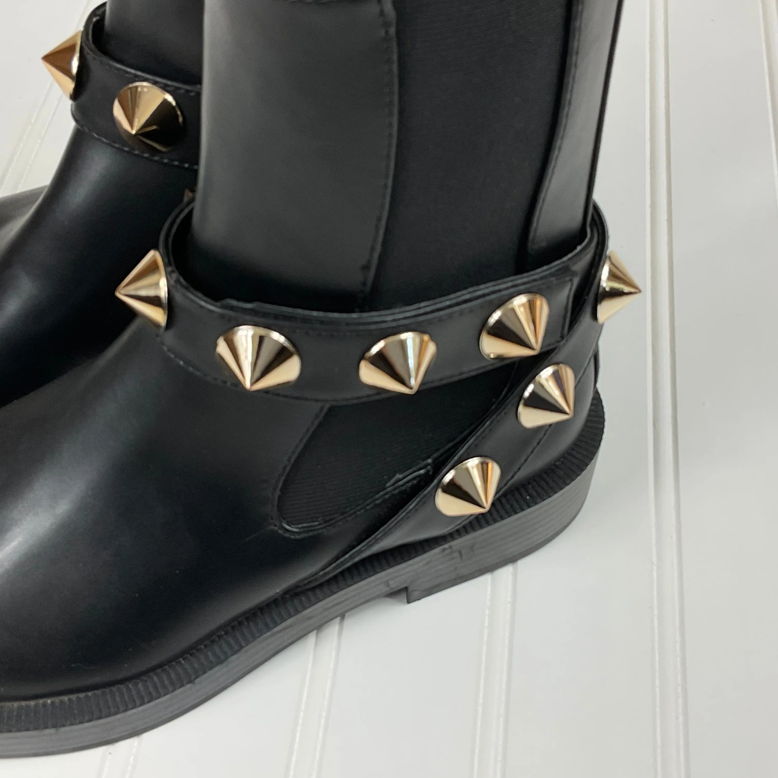 Zara ANKLE BOOTS WITH STUDDED STRAP Size EU 36 NWOT